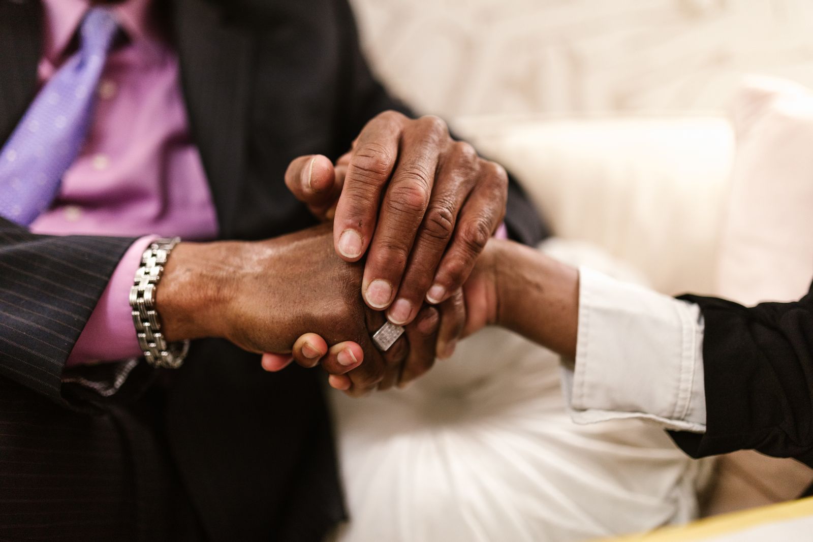 Two business partners shaking hands, representing an ongoing growth partnership